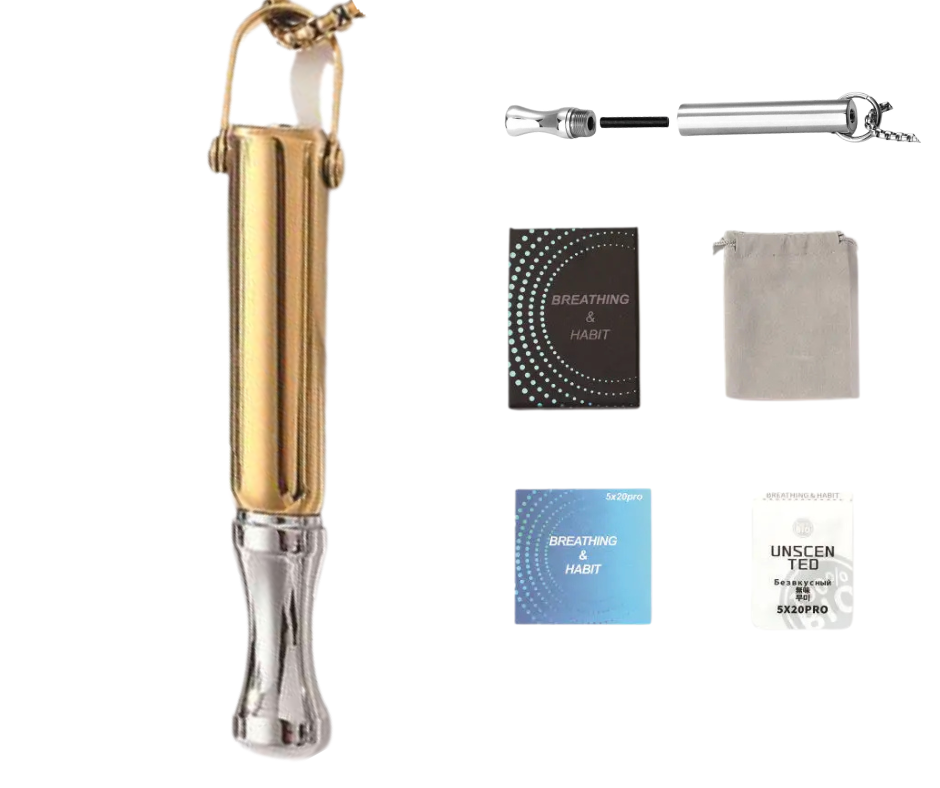 Náhrdelník pro odvykání kouření | Píšťalka pro dýchání | Klepsydra