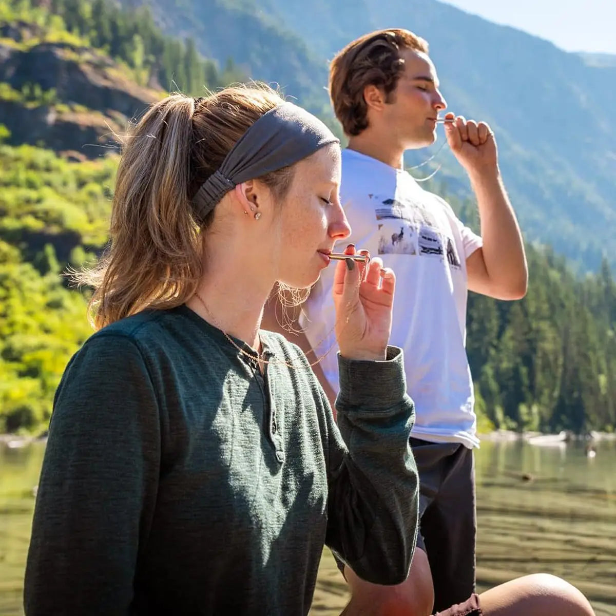 Sada náhrdelník - píšťalka na odvykání kouření | Znamení zvěrokruhu 528Hz mix + Dvoubarevný mix + Náramek zdarma 3v1