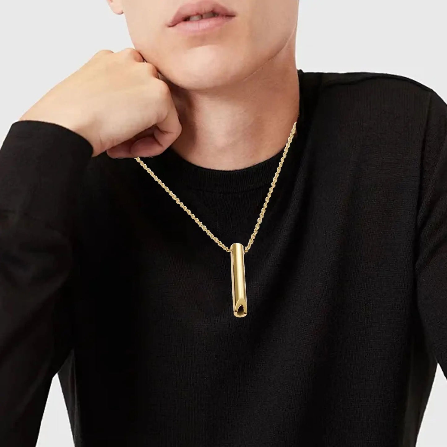 Sada Náhrdelník - píšťalka pro odvykání kouření | Podkova mix + Klasický mix + Náramek zdarma 3v1