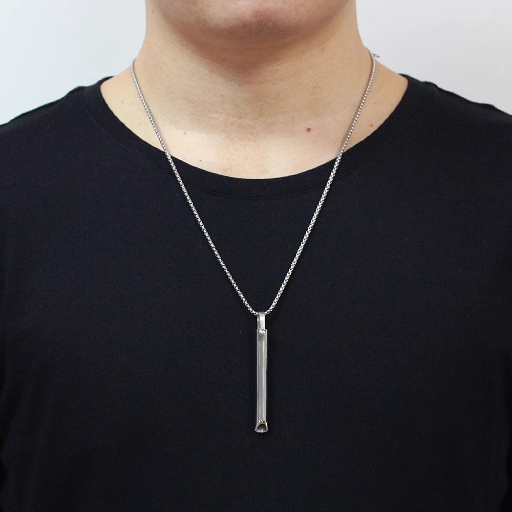 Sada náhrdelník - píšťalka na odvykání kouření | Podkova mix + Náramek zdarma 3v1