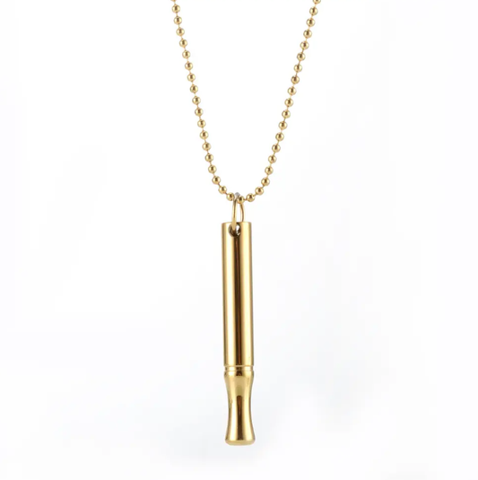 Nahrdelník na odvykání kouření | Píšťalka pro dýchání | Klepsydra Zlatá