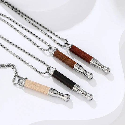 Naszyjnik do rzucania palenia - Wood SET 