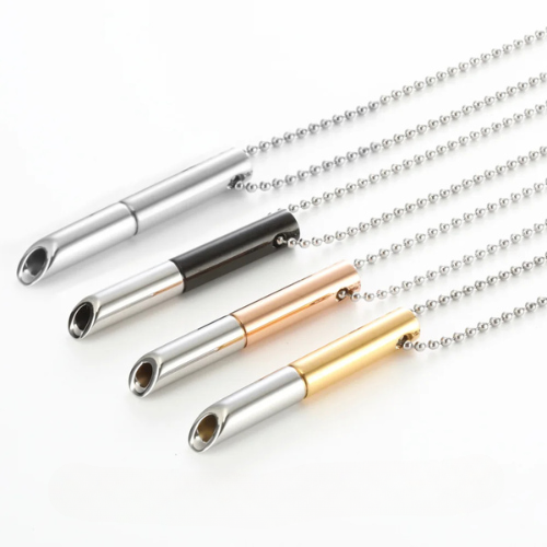 Sada náhrdelníku - píšťalka pro odvykání kouření | Klasický mix + Dvoubarevný mix + Náramek zdarma 3v1