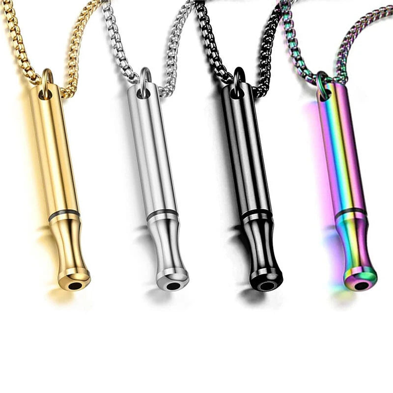 Náhrdelník pro odvykání kouření | Píšťalka pro dýchání | Klepsydra