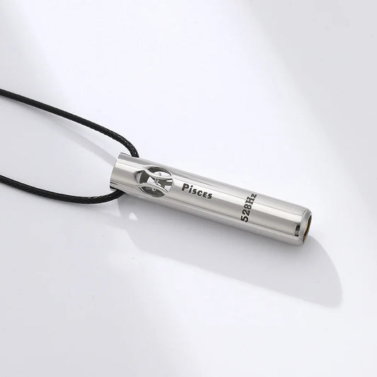 Náhrdelník na odvykání kouření | Dechová píšťalka | Znamení zvěrokruhu Ryby – se zvukem 528Hz pro meditaci a jógu