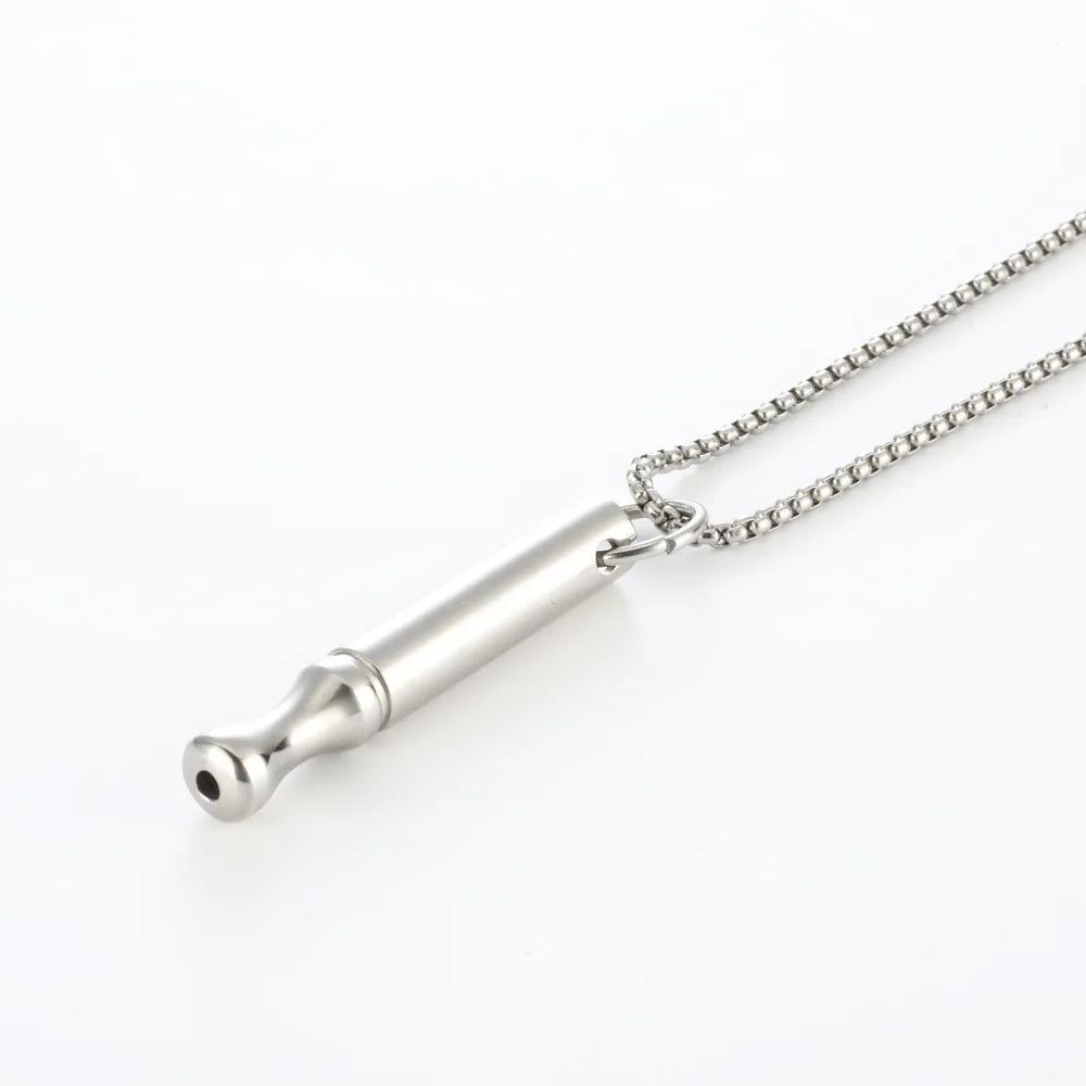 Náhrdelník pro odvykání kouření | Píšťalka pro dýchání | Podkova duhová