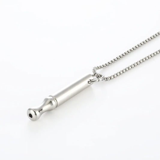 Náhrdelník pro odvykání kouření | Píšťalka pro dýchání | Podkova duhová